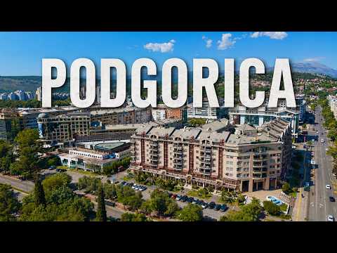PODGORICA - Drone view 4K (UHD)